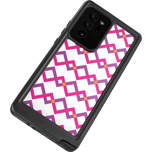 Chevron White Out Galaxy Note20 Ultra 5G Waterproof Case